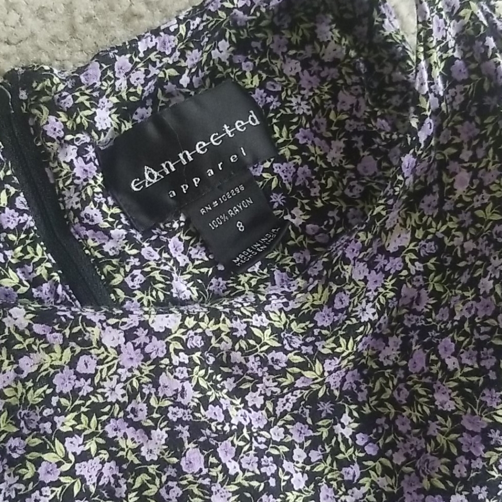 Vintage floral maxi dress - Picture 5 of 6